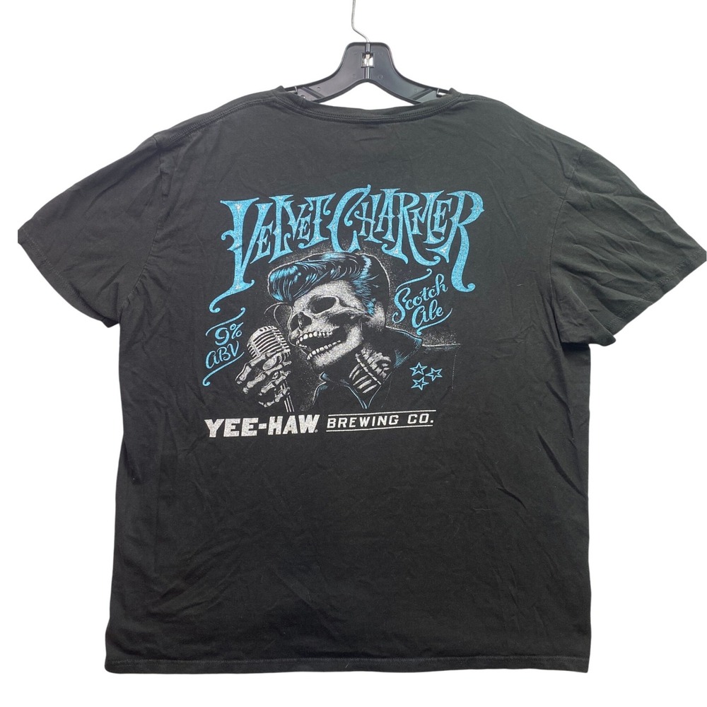 Yee-Haw Brewing Shirt Mens Extra Large Skeleton‎ Skull Rockabilly Grunge